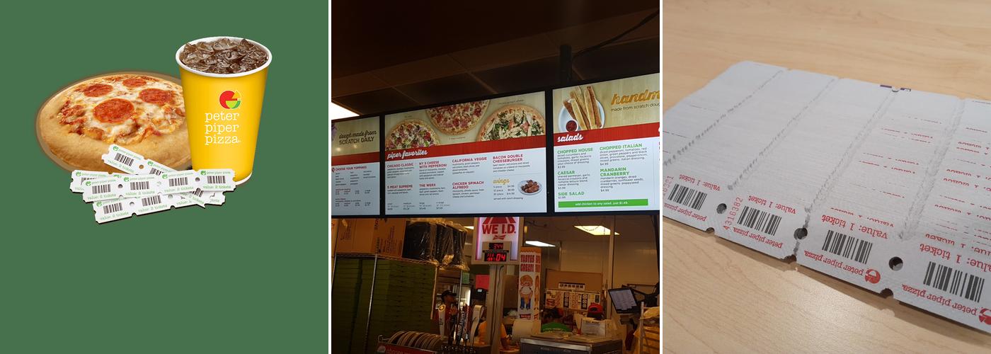 Peter Piper Pizza Menu