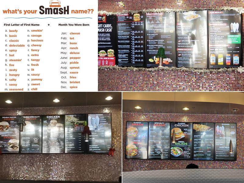 Smashburger Menu