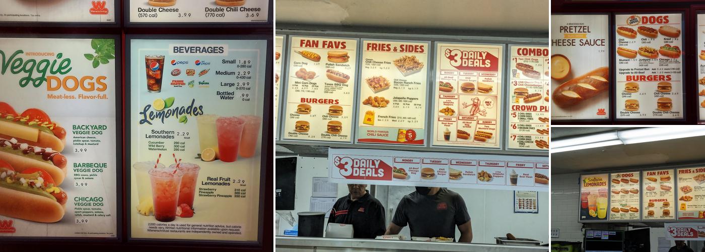 Wienerschnitzel Menu