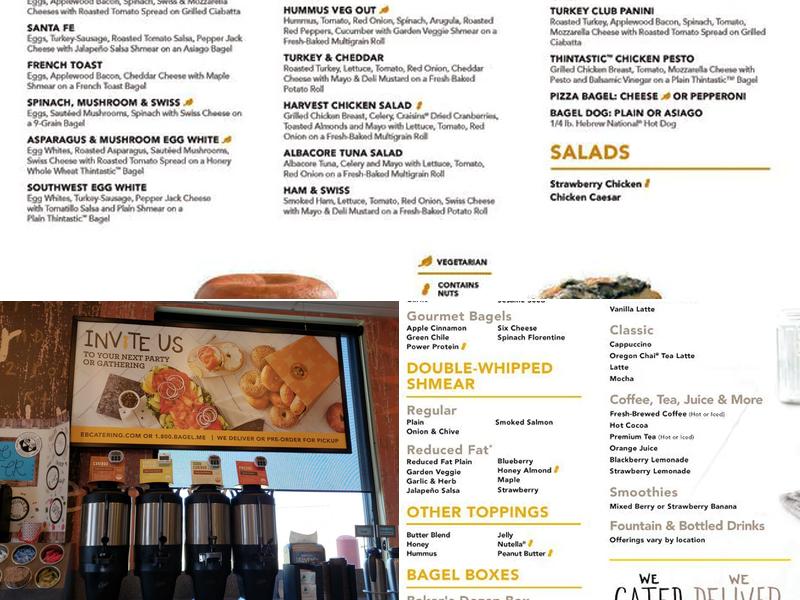 Einstein Bros. Bagels Menu