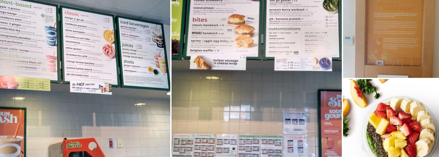 Jamba Menu