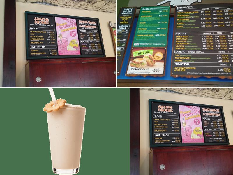 Potbelly Sandwich Shop Menu