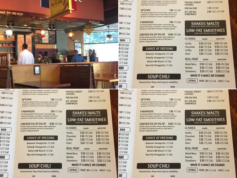 Potbelly Menu