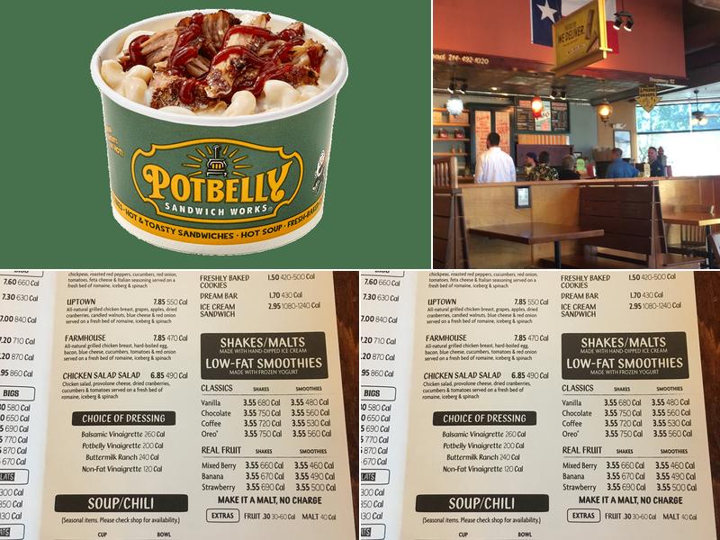 Potbelly Menu