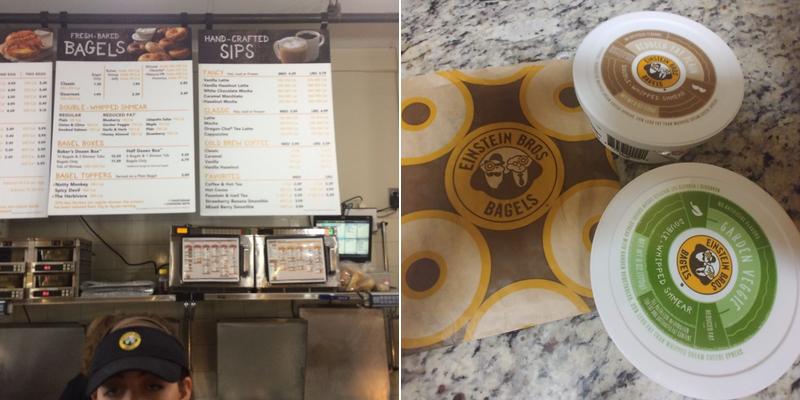 Einstein Bros. Bagels Menu