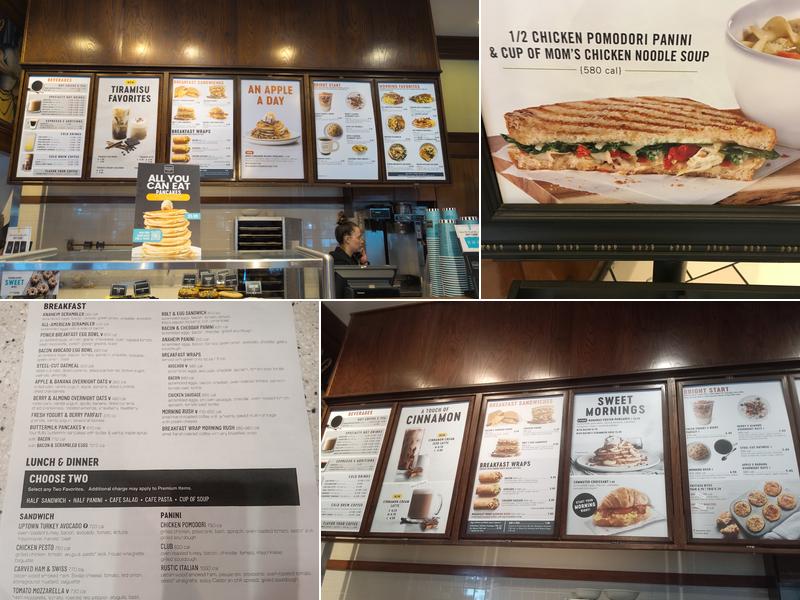Corner Bakery Menu