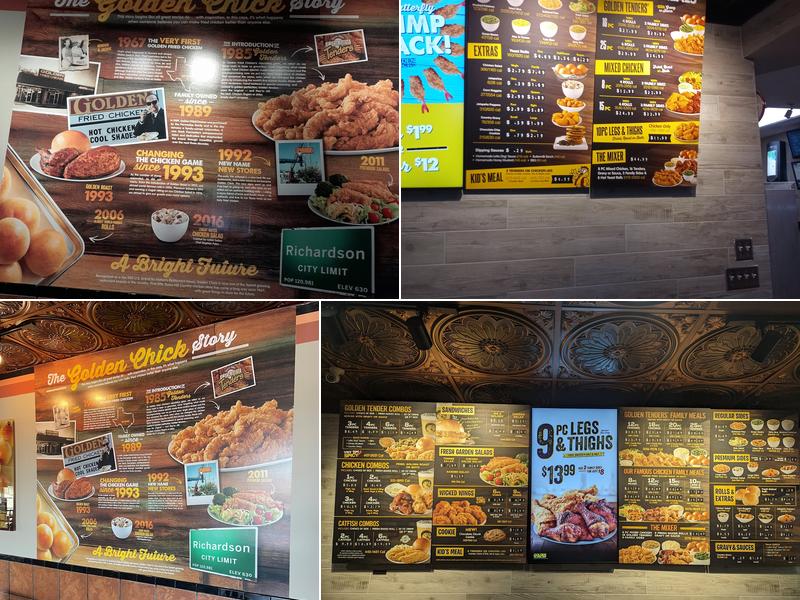 Golden Chick Menu