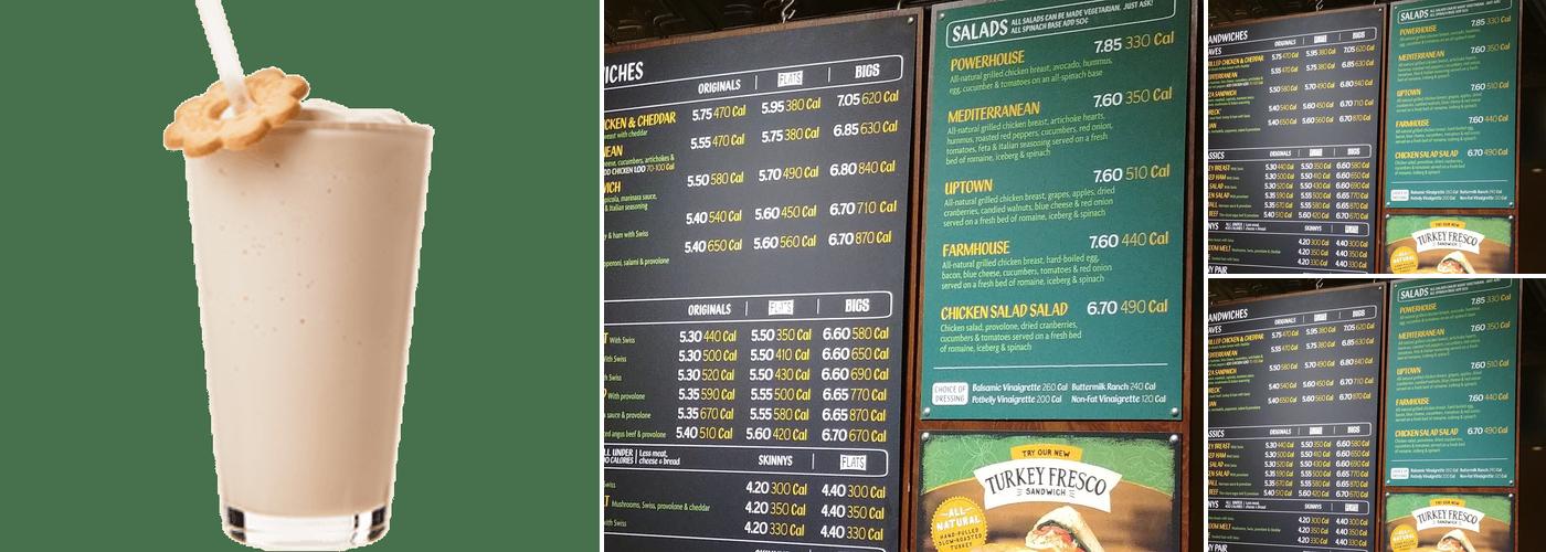 Potbelly Sandwich Shop Menu