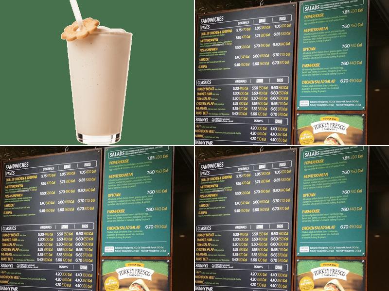 Potbelly Sandwich Shop Menu