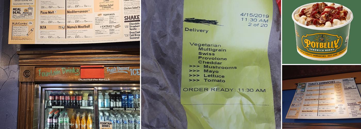 Potbelly Menu