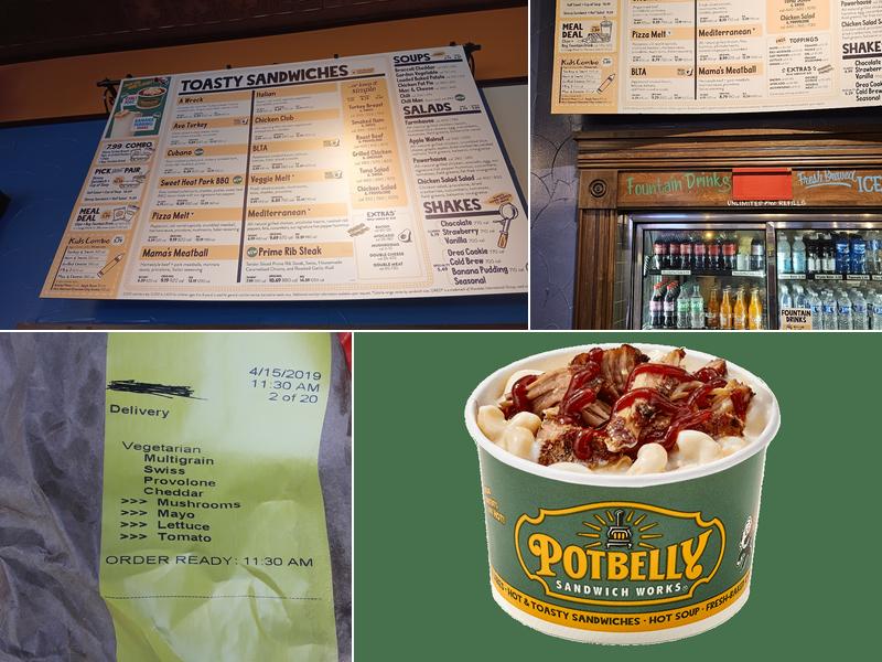 Potbelly Menu