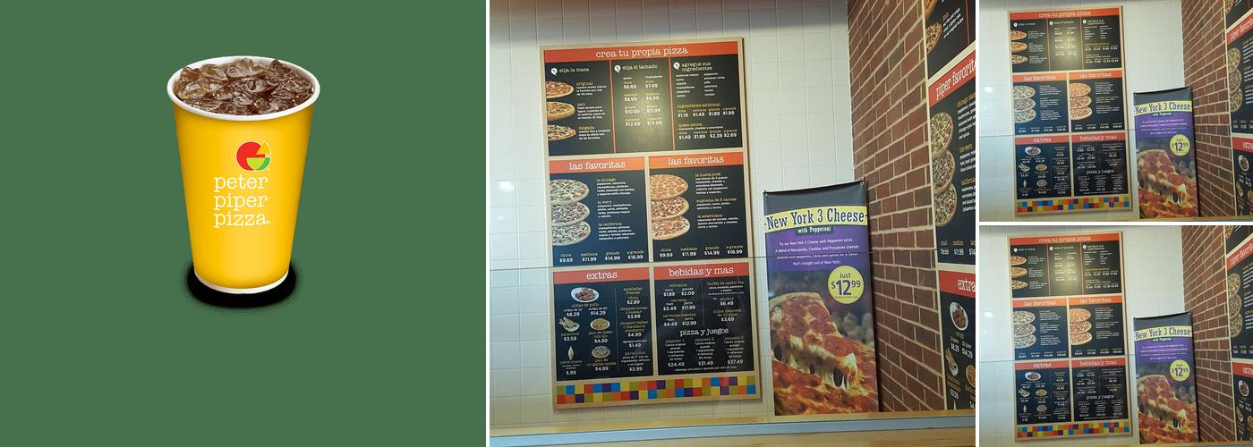 Peter Piper Pizza Menu