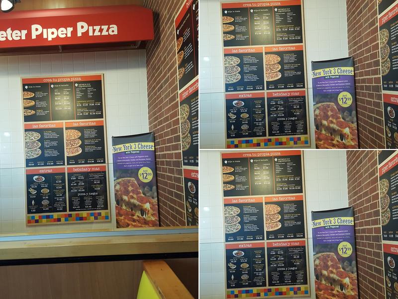 Peter Piper Pizza Menu