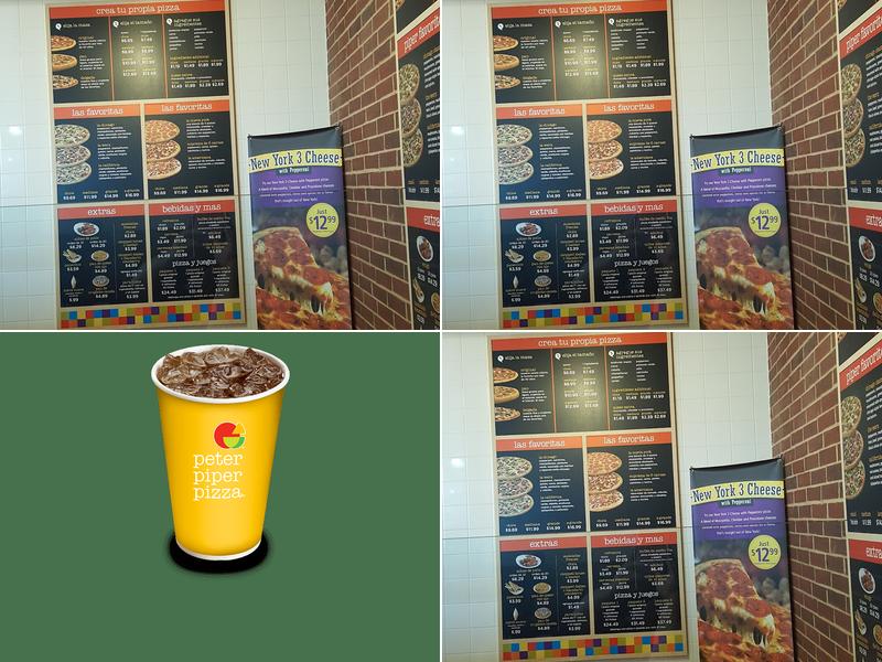 Peter Piper Pizza Menu