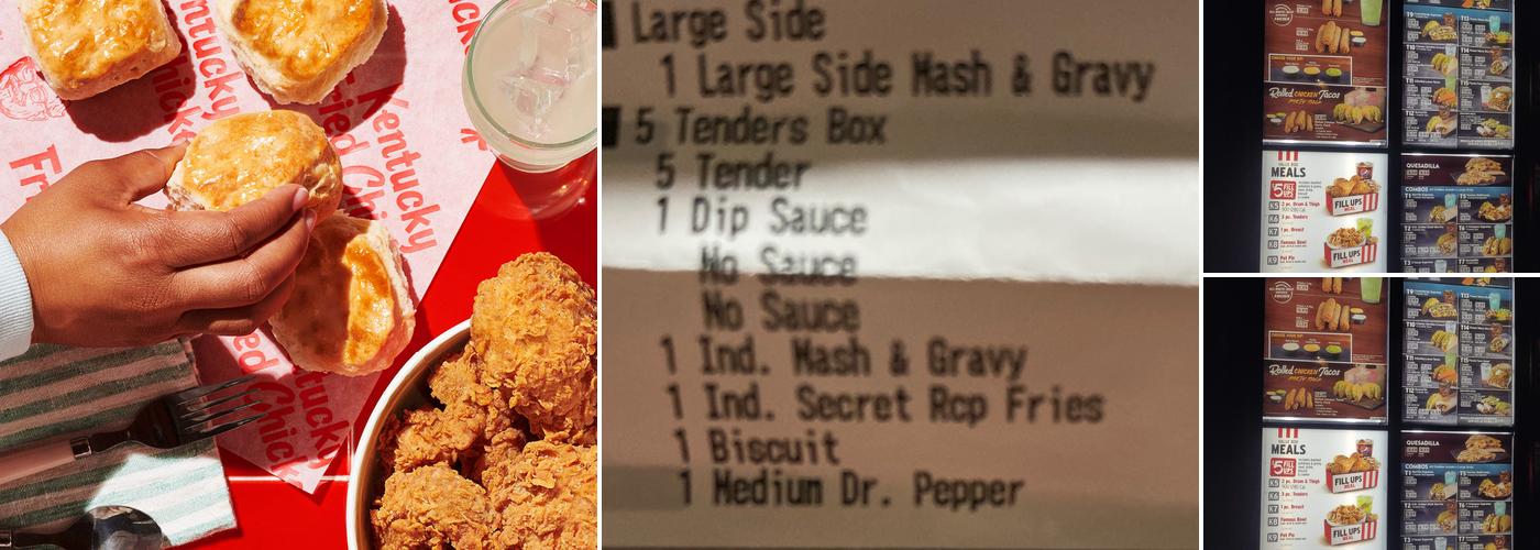 KFC Menu