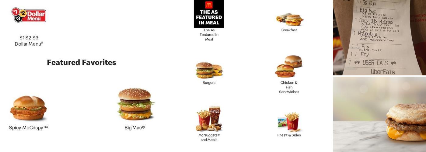 McDonald's Menu