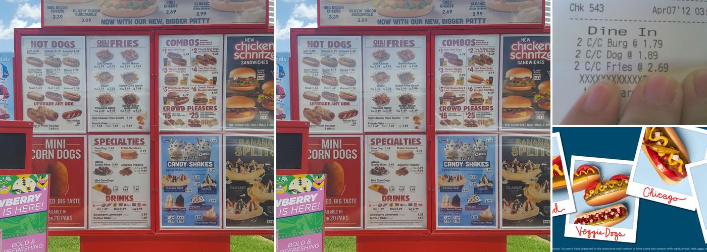 Wienerschnitzel Menu