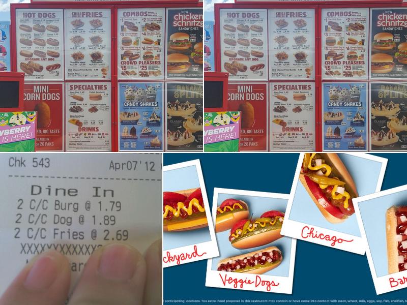 Wienerschnitzel Menu