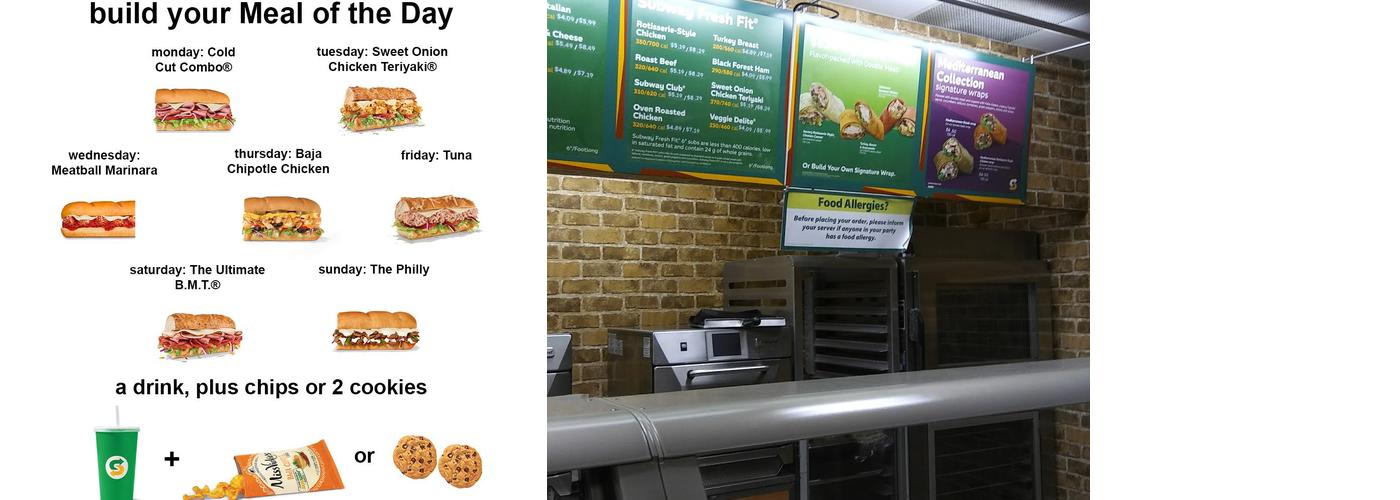 Subway Menu