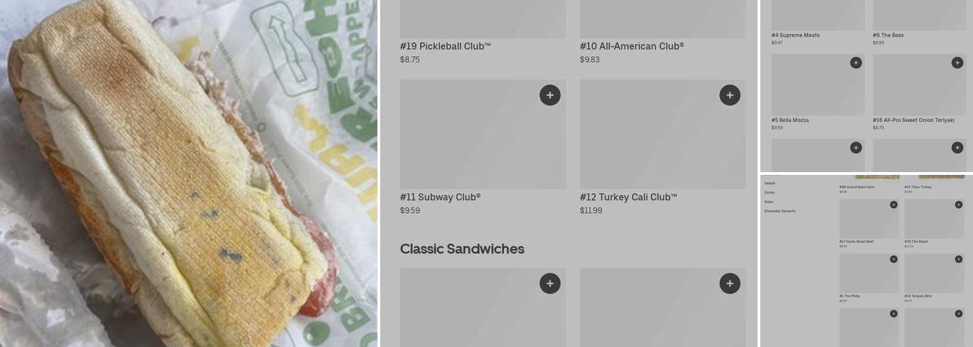 Subway Menu