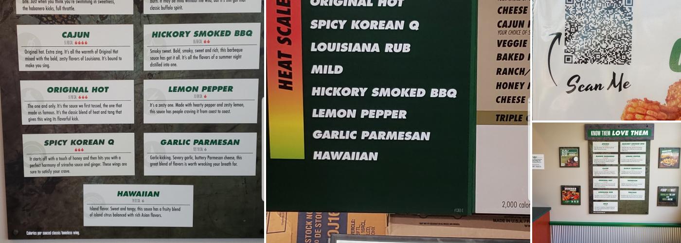 Wingstop Menu