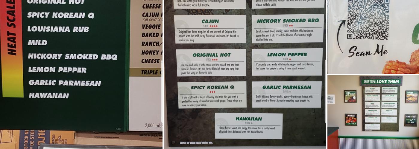 Wingstop Menu