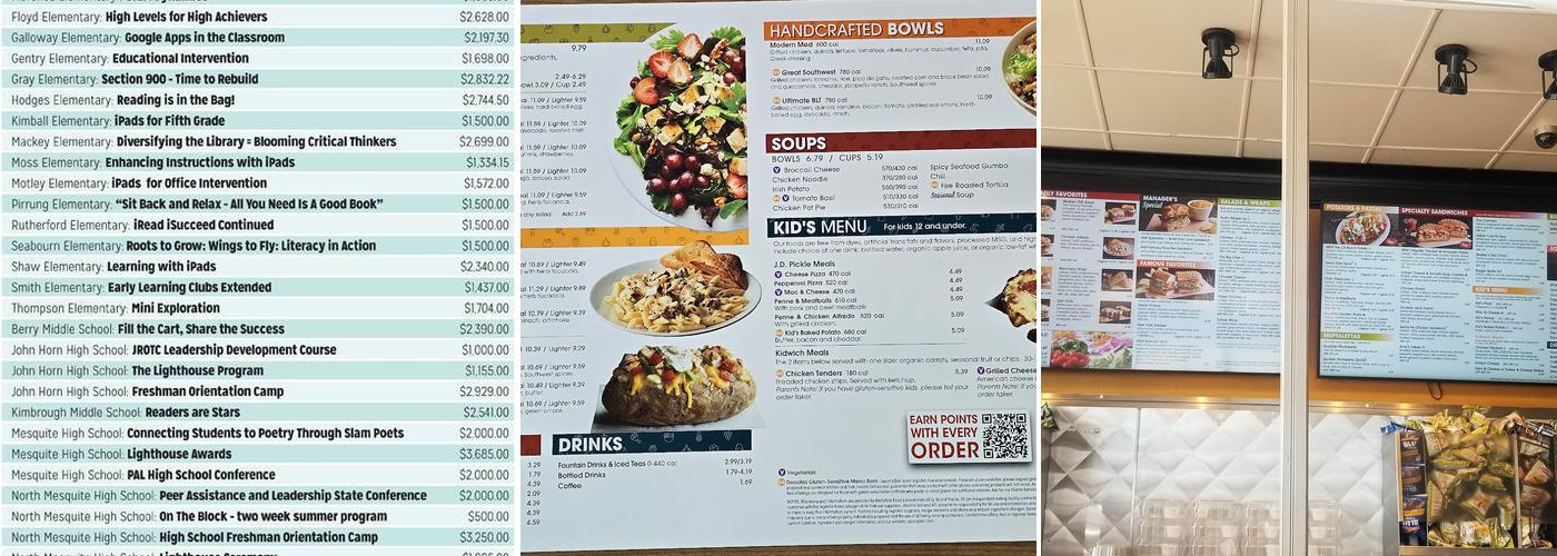 Jason's Deli Menu