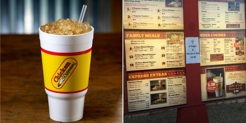 Chicken Express Menu