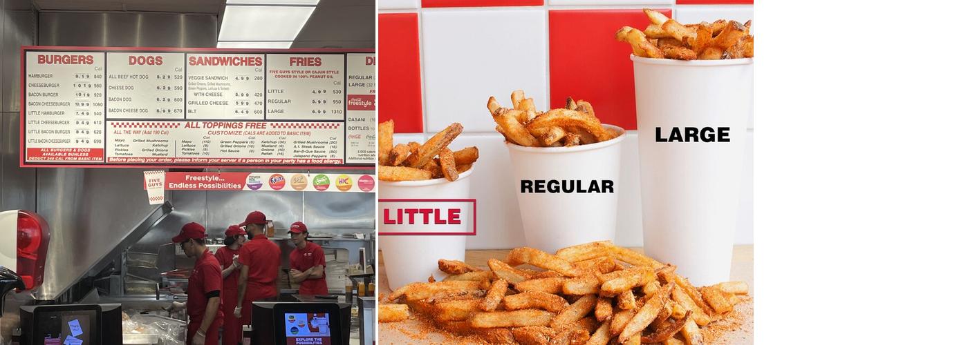 Five Guys Menu