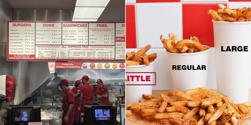 Five Guys Menu
