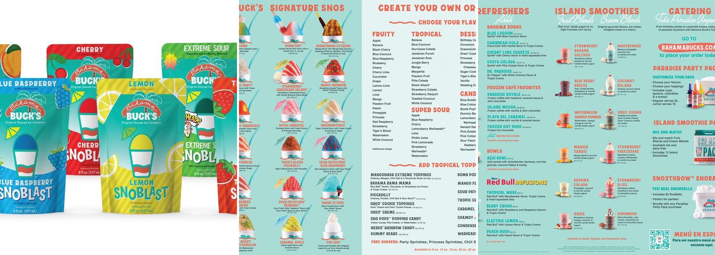 Bahama Buck's - Amarillo (S Western) Menu