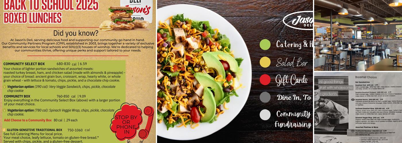 Jason's Deli Menu