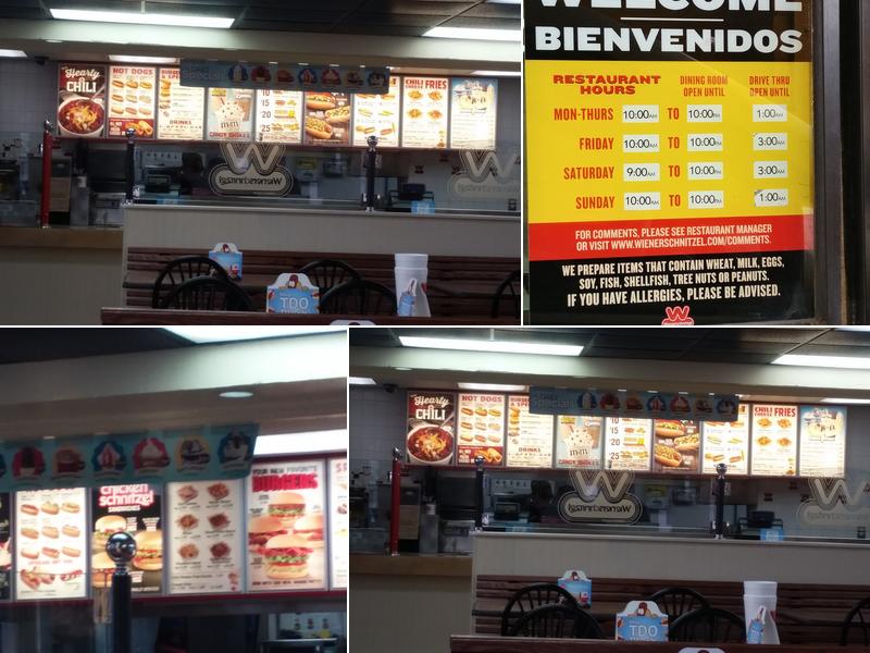 Wienerschnitzel Menu