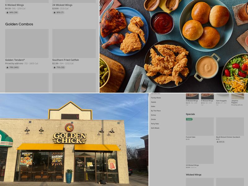 Golden Chick Menu