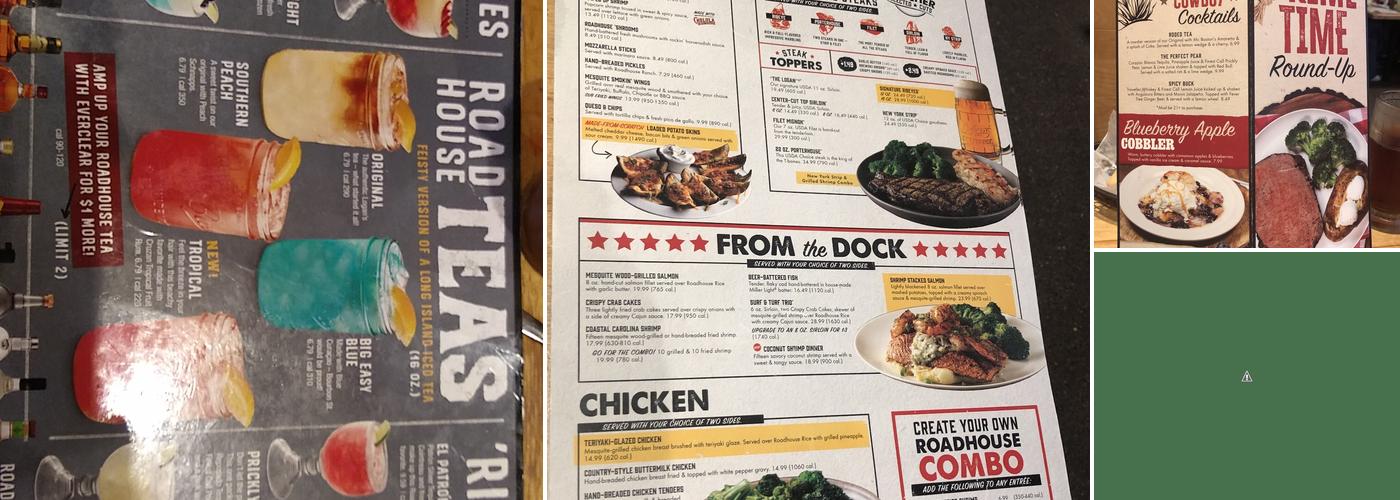 Logan's Roadhouse Menu
