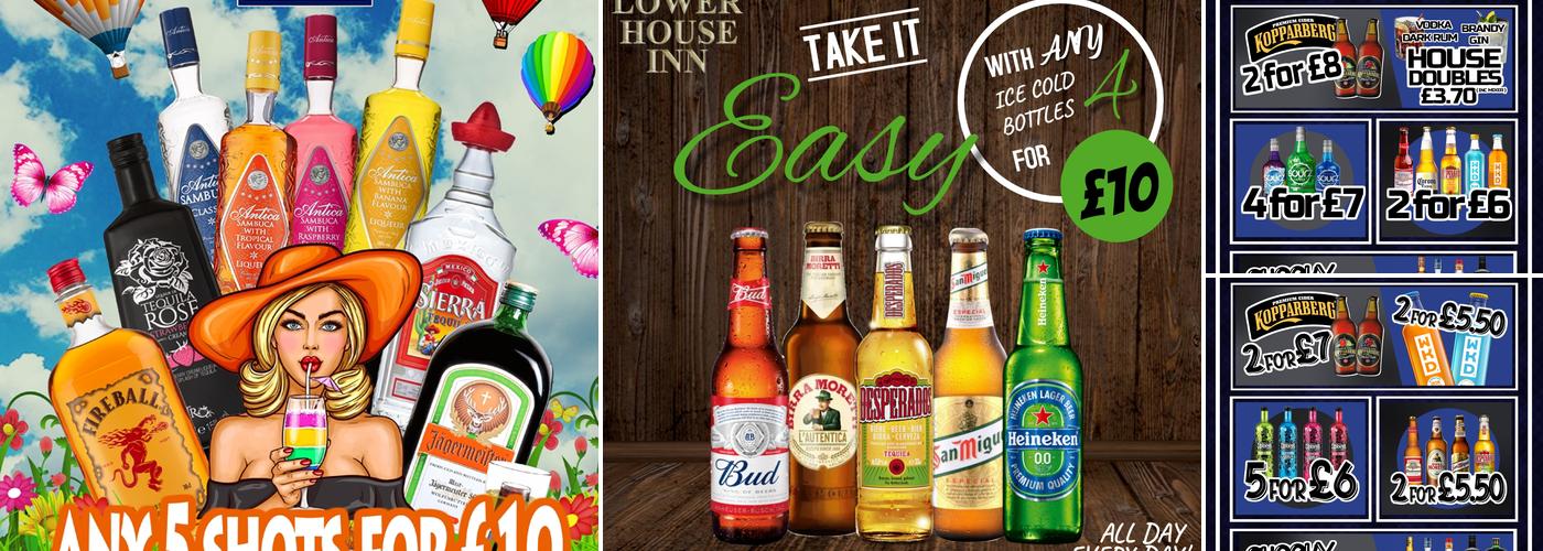 Lowerhouse Inn Pub & Function Room Menu