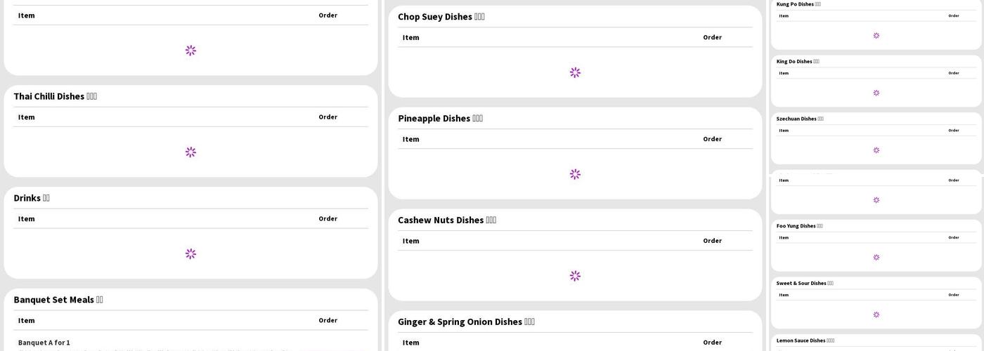 Wong Kwok Chinese Takeaway Menu