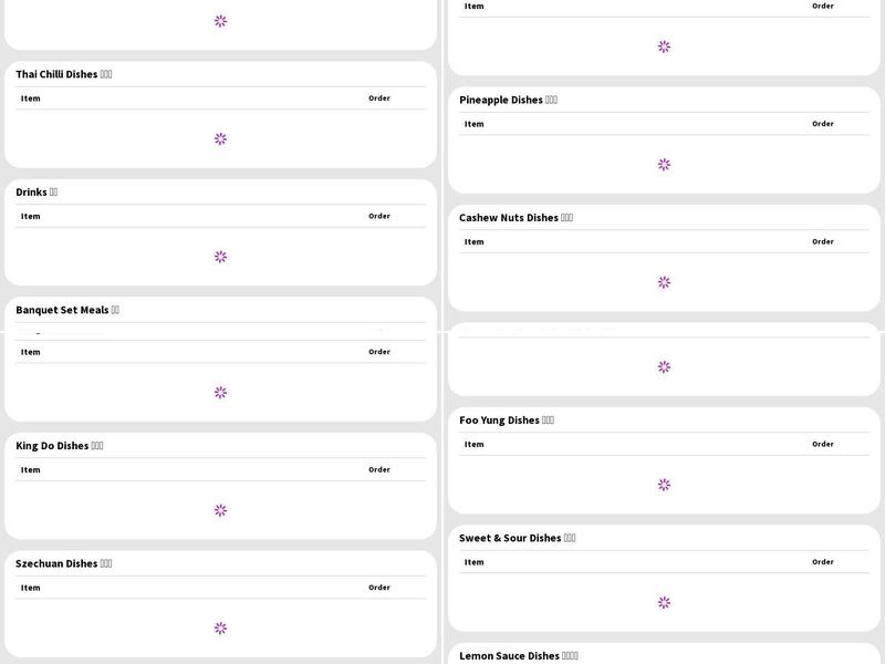 Wong Kwok Chinese Takeaway Menu