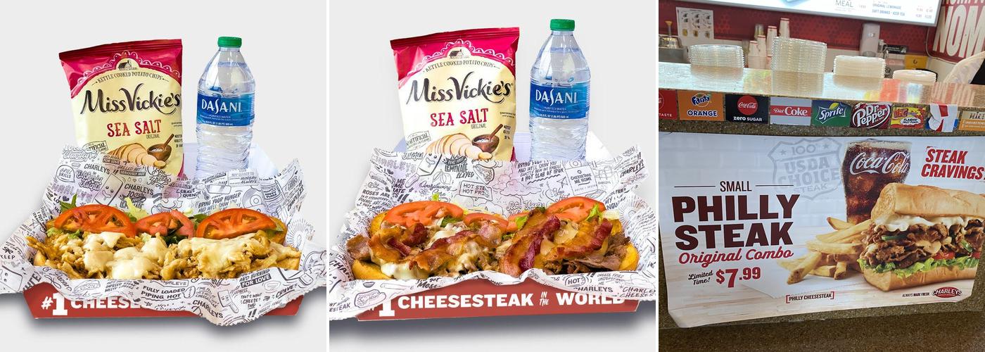 Charleys Cheesesteaks Menu
