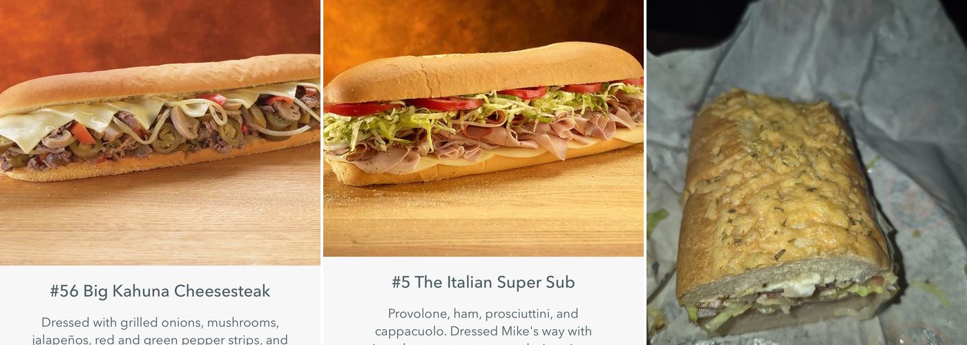 Jersey Mike’s Subs Menu