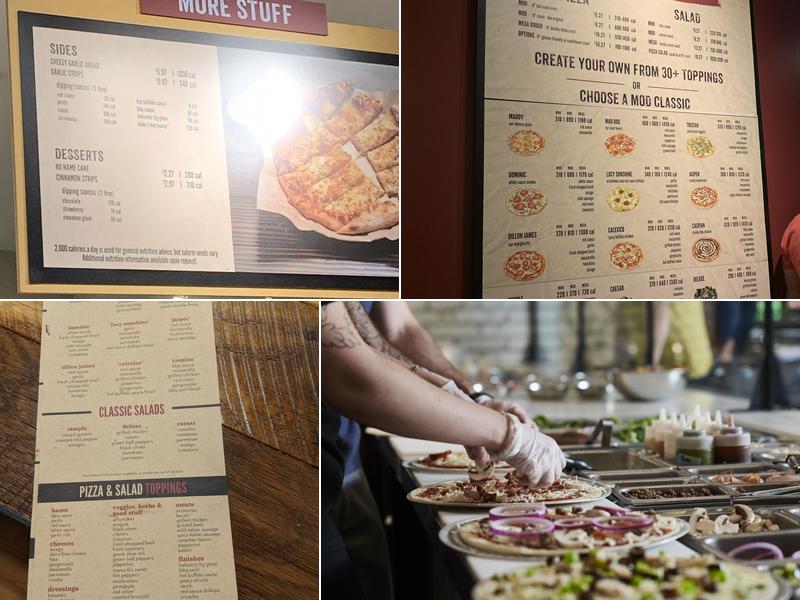 MOD Pizza Menu