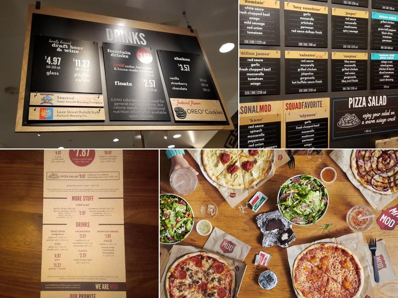 MOD Pizza Menu