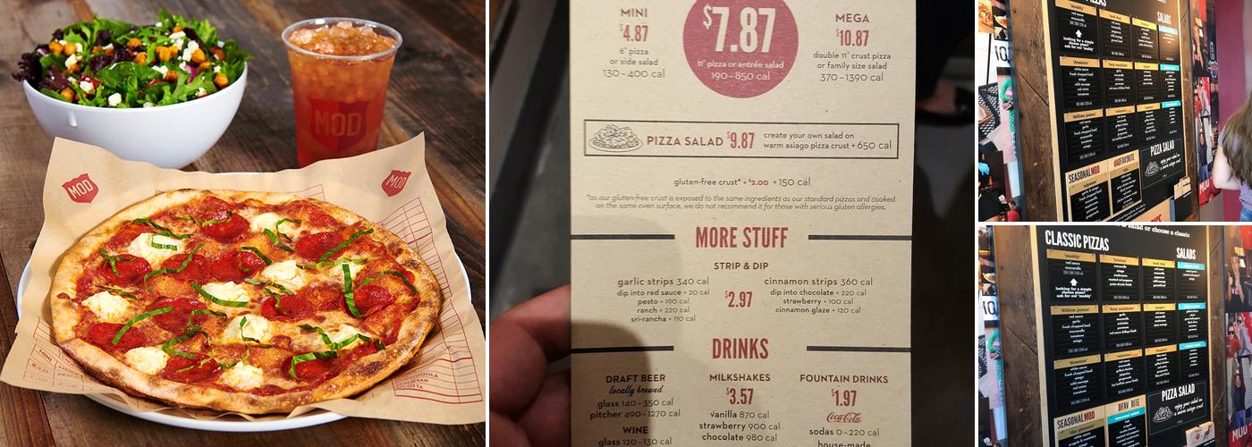 MOD Pizza Menu