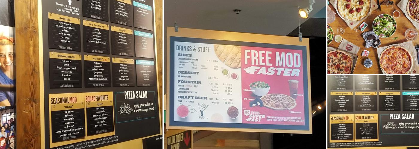 MOD Pizza Menu