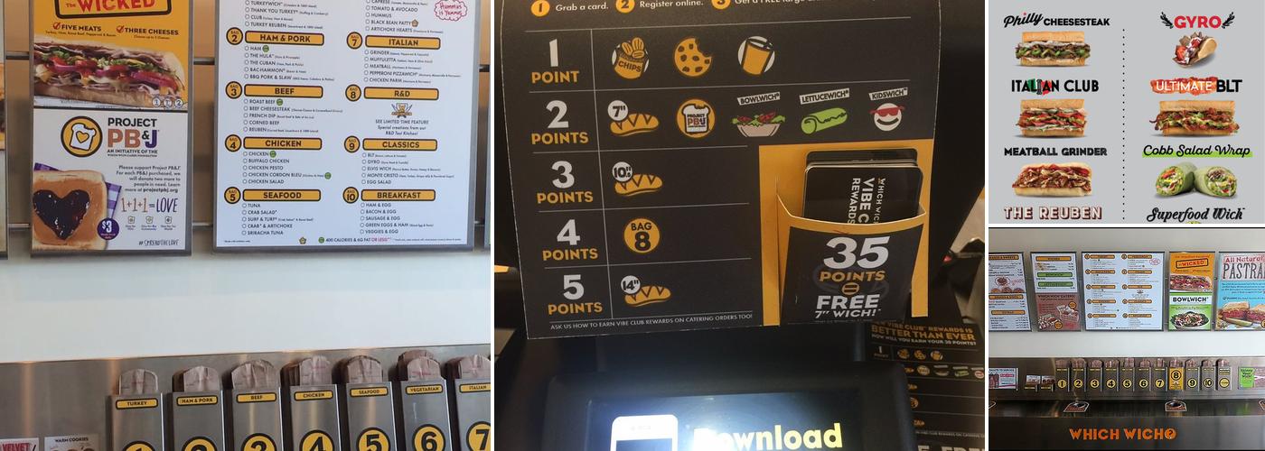 Which Wich Superior Sandwiches Menu