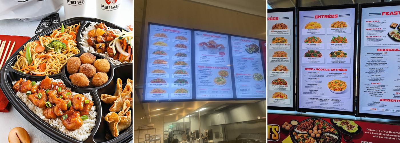 Pei Wei Asian Kitchen Menu