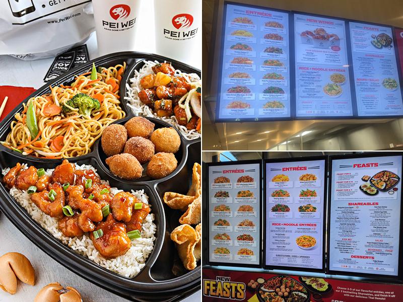 Pei Wei Asian Kitchen Menu