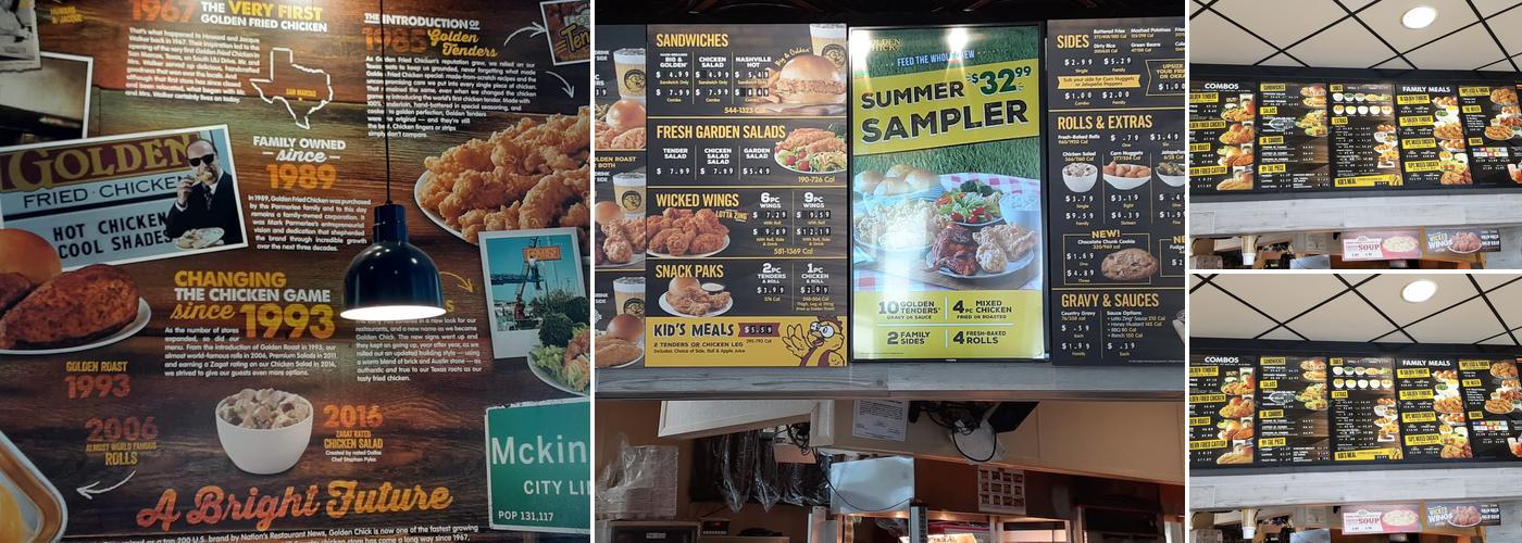 Golden Chick Menu