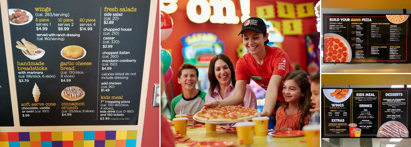 Peter Piper Pizza Menu