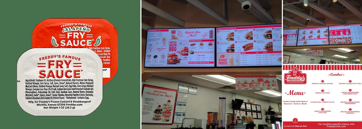 Freddy's Frozen Custard & Steakburgers Menu